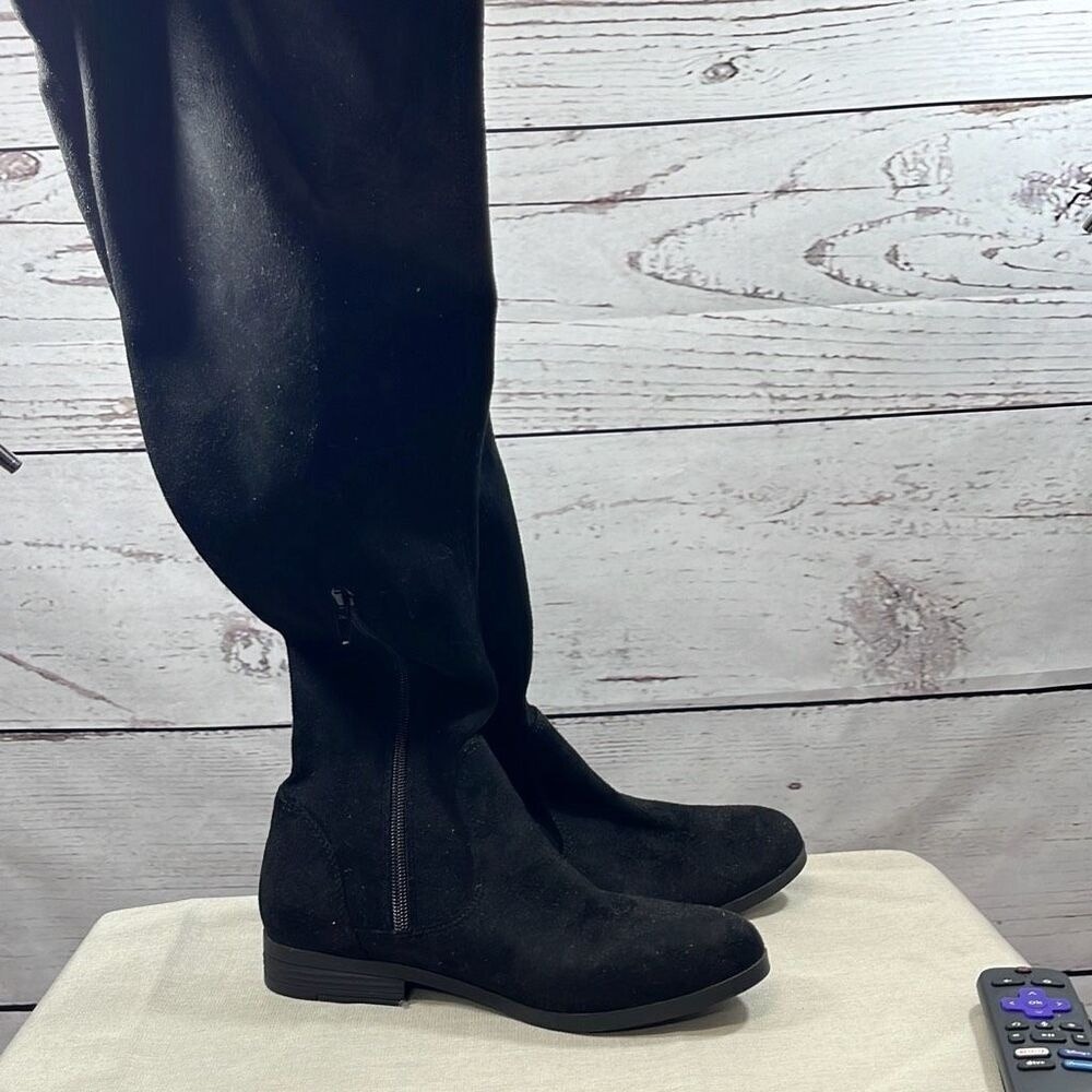 LL Rocket size  7.5 over the knee black 1‎ inch heel boot New without tag